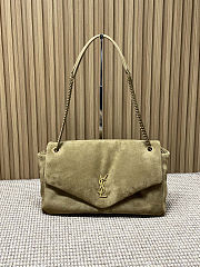 Bagsaaa YSL CALYPSO large in suede 777399 beige - 38cm - 1