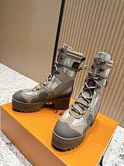Bagsaaa LV Laureate Platform Desert Boot Taupe Brown - 4