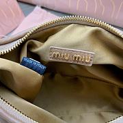 Bagsaaa Miu Miu Wander matelassé nappa leather hobo bag 5BC153 caramel - 25cm - 2