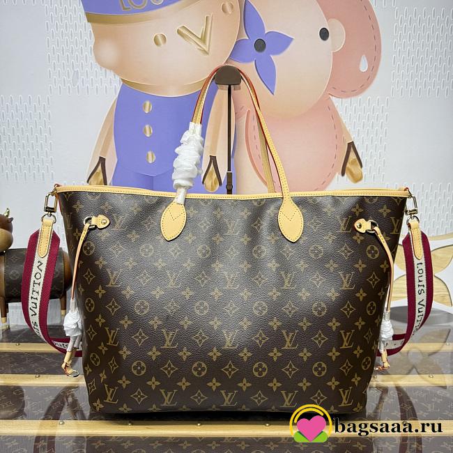 Bagsaaa LV M15124 Neverfull Inside Out GM Monogram Beige - 39cm - 1