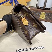 Bagsaaa LV M82509 Wallet On Chain Lily Monogram Canvas - 20.7cm - 4