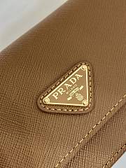Bagsaaa Prada Saffiano leather mini-bag 1NF059 brown - 18cm - 4