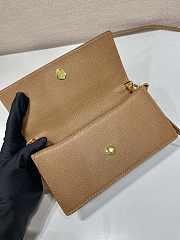 Bagsaaa Prada Saffiano leather mini-bag 1NF059 brown - 18cm - 2