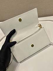 Bagsaaa Prada Saffiano leather mini-bag 1NF059 white - 18cm - 4