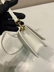 Bagsaaa Prada Saffiano leather mini-bag 1NF059 white - 18cm - 2