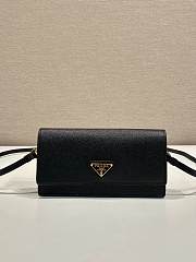 Bagsaaa Prada Saffiano leather mini-bag 1NF059 black - 18cm - 1