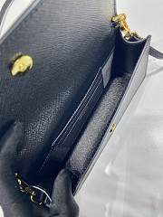 Bagsaaa Prada Saffiano leather mini-bag 1NF059 black - 18cm - 3
