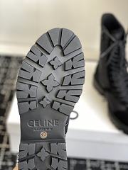 Bagsaaa Celine Margaret Boot In Nylon and Suede Calfskin 365115 black - 4