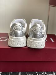 Bagsaaa Gucci chunky sneaker 848307 white & silver - 3