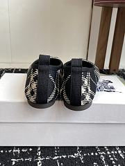 Bagsaaa Burberry Check Knit Baby ballerinas black - 3