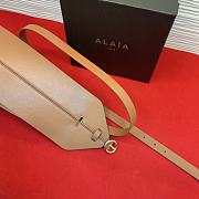 Bagsaaa Alaia Double Bustier Belt In Calfskin Beige - 3