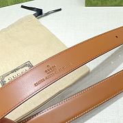 Bagsaaa Gucci Belt Brown - 2.5cm - 3
