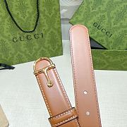 Bagsaaa Gucci Belt Brown - 2.5cm - 2
