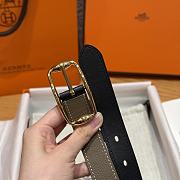 Bagsaaa Hermes Etoupe Belt - 2.5cm - 3