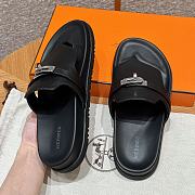 Bagsaaa Hermes Empire Black Sandals - 3