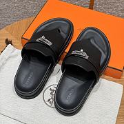 Bagsaaa Hermes Empire Black Sandals - 2
