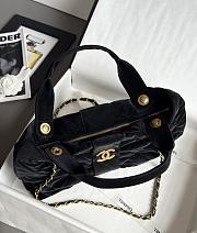 Bagsaaa Chanel Maxi Bow Bag AS5846 Black Velvet - 42cm - 2