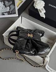 Bagsaaa Chanel Mini Bow Bag AS5849 Black Lambskin - 26cm - 4