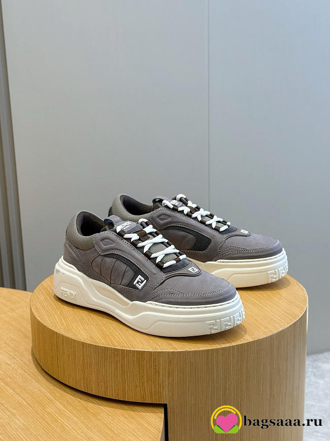 Bagsaaa Fendi Force sneakers gray - 1