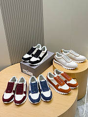 Bagsaaa Brunello Cucinelli Olimpo full-grain leather and suede sneakers - 4