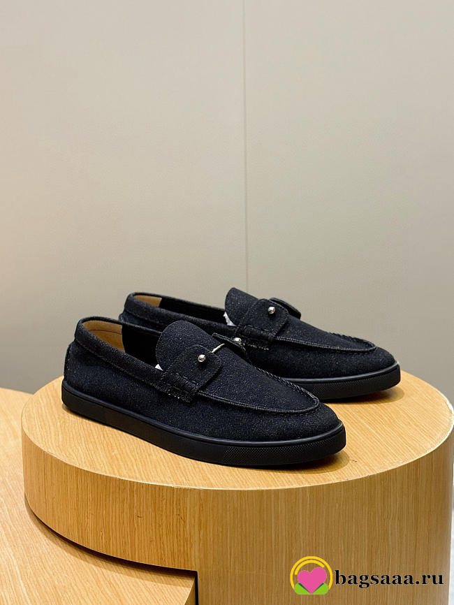 Bagsaaa Christian Louboutin Chambeliboat loafers black - 1