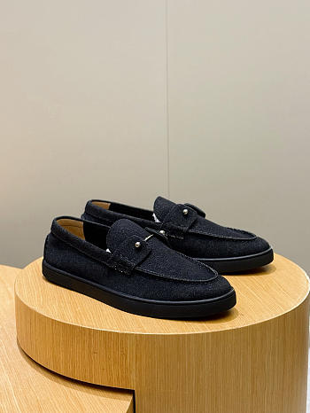 Bagsaaa Christian Louboutin Chambeliboat loafers black