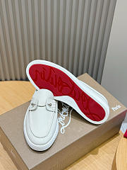 Bagsaaa Christian Louboutin Chambeliboat loafers white - 3