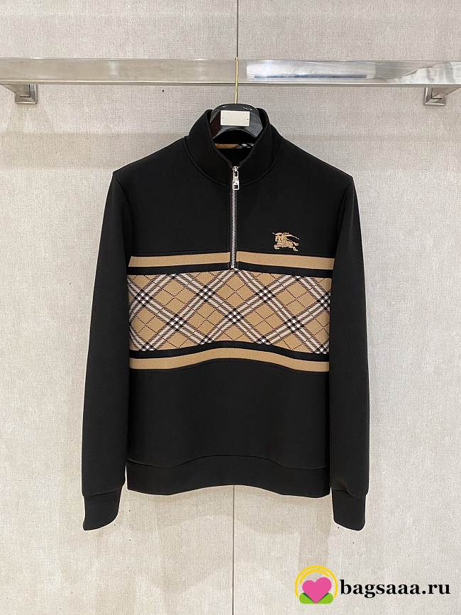 Bagsaaa Burberry sweatshirt black - 1