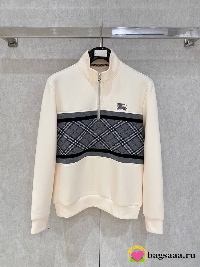 Bagsaaa Burberry sweatshirt white - 1