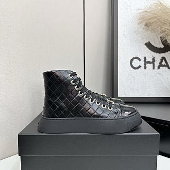 Bagsaaa Chanel Sneakers Printed lambskin black