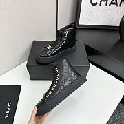 Bagsaaa Chanel Sneakers Printed lambskin black - 3