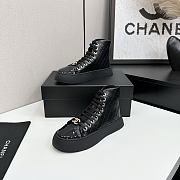 Bagsaaa Chanel Sneakers Printed lambskin black - 2