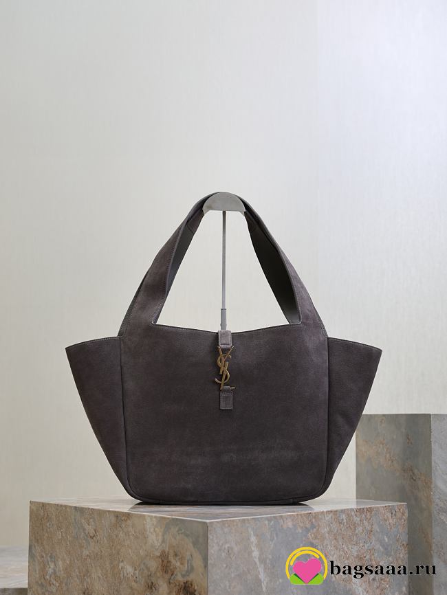Bagsaaa YSL Le 5 À 7 Bea in suede 763435 dark brown - 50cm - 1