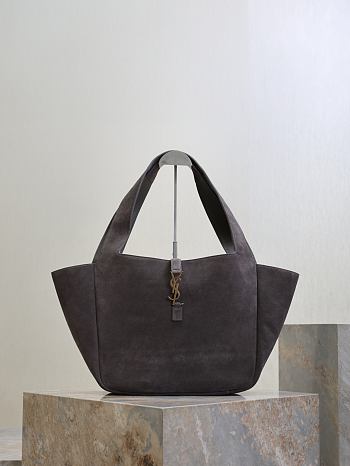 Bagsaaa YSL Le 5 À 7 Bea in suede 763435 dark brown - 50cm