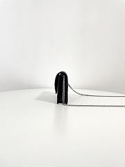 Bagsaaa YSL Saint Laurent Cassandre Envelope Chain Wallet black - 19cm - 4