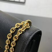 Bagsaaa LV M13569 Wallet On Chain Rosy black - 19.5 x 13.5 x 6.5 cm - 4