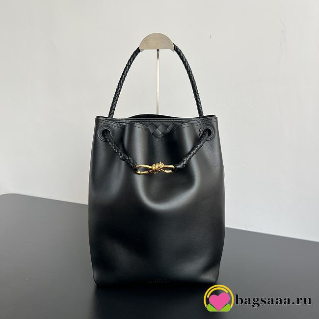 Bagsaaa Bottega Veneta Andiamo Bucket 844169 black - 34cm - 1