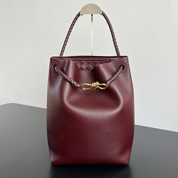 Bagsaaa Bottega Veneta Andiamo Bucket 844169 red - 34cm