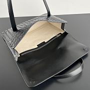 Bagsaaa Bottega Veneta Intrecciato leather briefcase in black - 41cm - 4