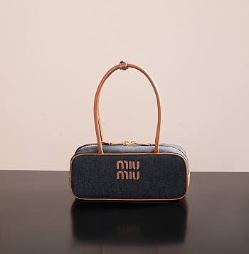 Bagsaaa Miu Miu Beau denim bag 5BB173 - 28cm