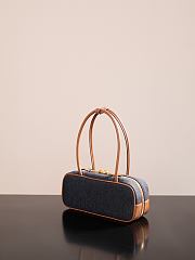 Bagsaaa Miu Miu Beau denim bag 5BB173 - 28cm - 2
