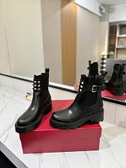 Bagsaaa Valentino Garavani VLogo Signature combat boots black - 2