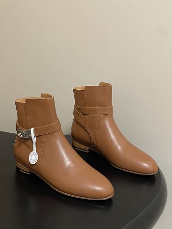 Bagsaaa Hermes Neo ankle boot brown