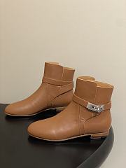 Bagsaaa Hermes Neo ankle boot brown - 4