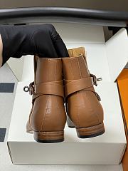 Bagsaaa Hermes Neo ankle boot brown - 3