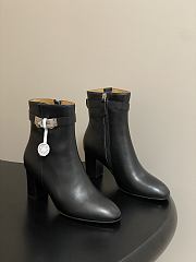 Bagsaaa Hermes Saint Germain ankle boot black - 7cm - 1