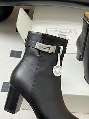 Bagsaaa Hermes Saint Germain ankle boot black - 7cm - 4