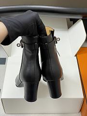Bagsaaa Hermes Saint Germain ankle boot black - 7cm - 3