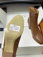 Bagsaaa Hermes Saint Germain ankle boot brown - 7cm - 3