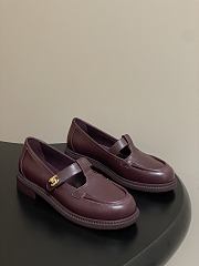 Bagsaaa Chanel Mocassins G46799 burgundy - 1
